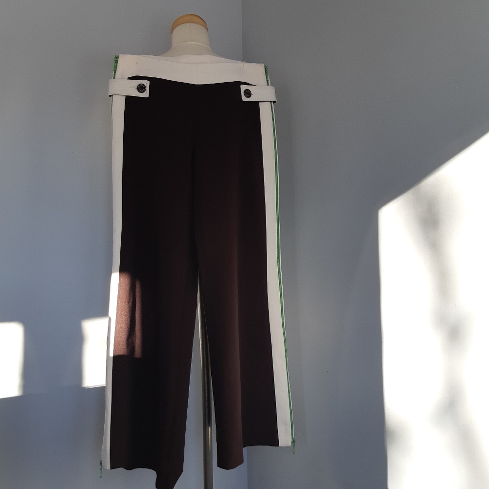 ANDY THE ANH UNIQUE VINTAGE WOMEN'S PANTS SIZE M/L look new dark Brown